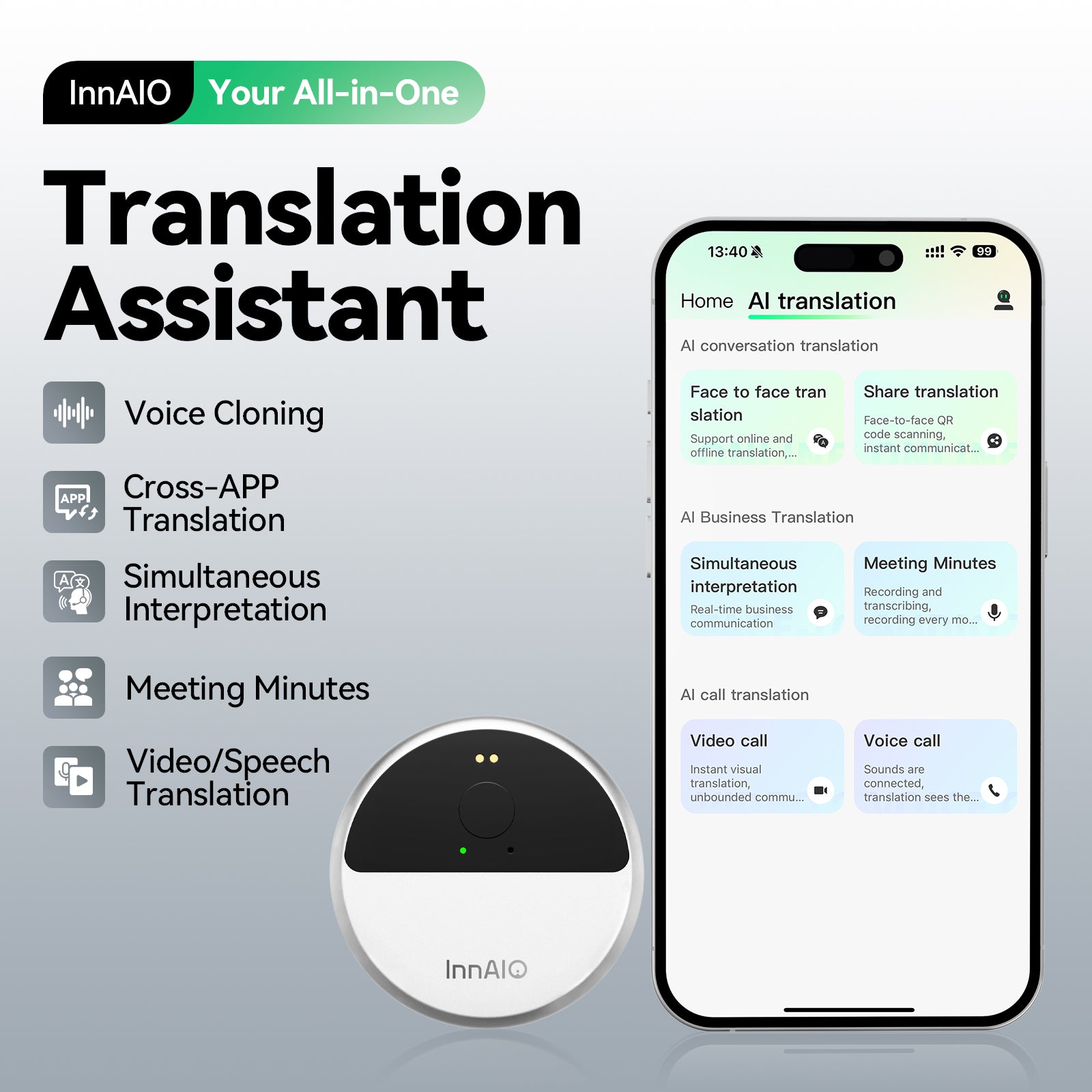 Traductionnaire AI InnAIO