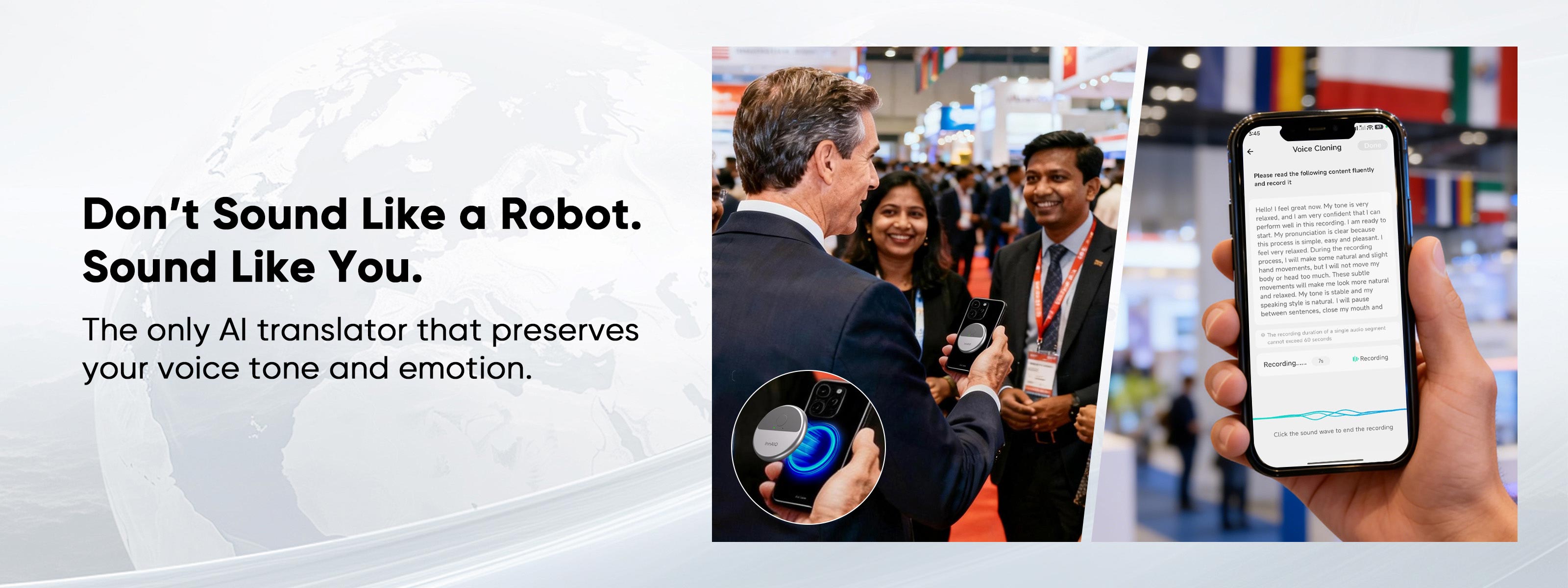 InnAIO - The World's First Voice Cloning AI Translator