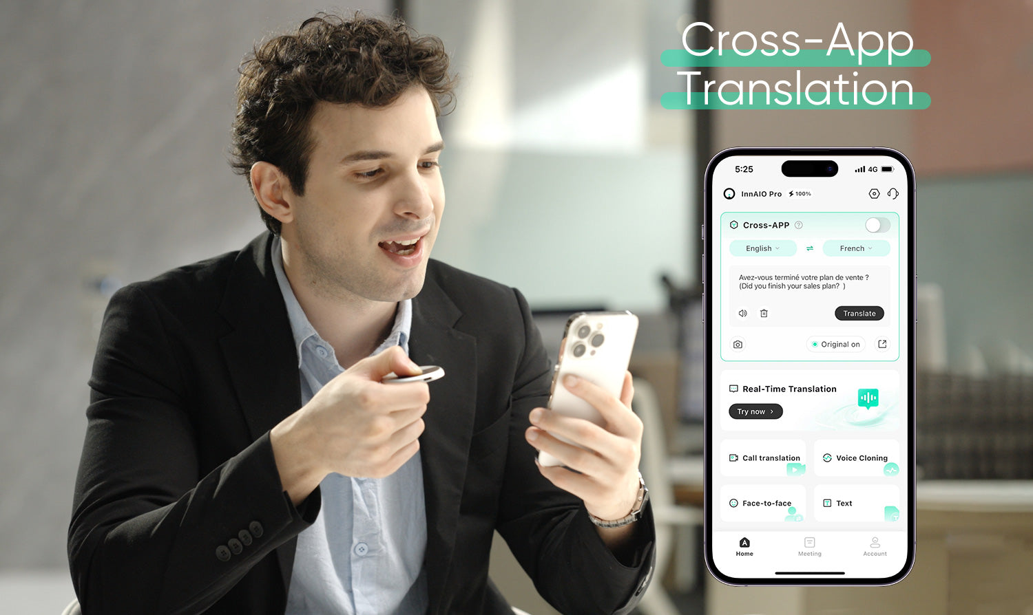 InnAIQ AI Translator 音声翻訳機 InnAIQ AI Translator 音声翻訳機 【公式通販】