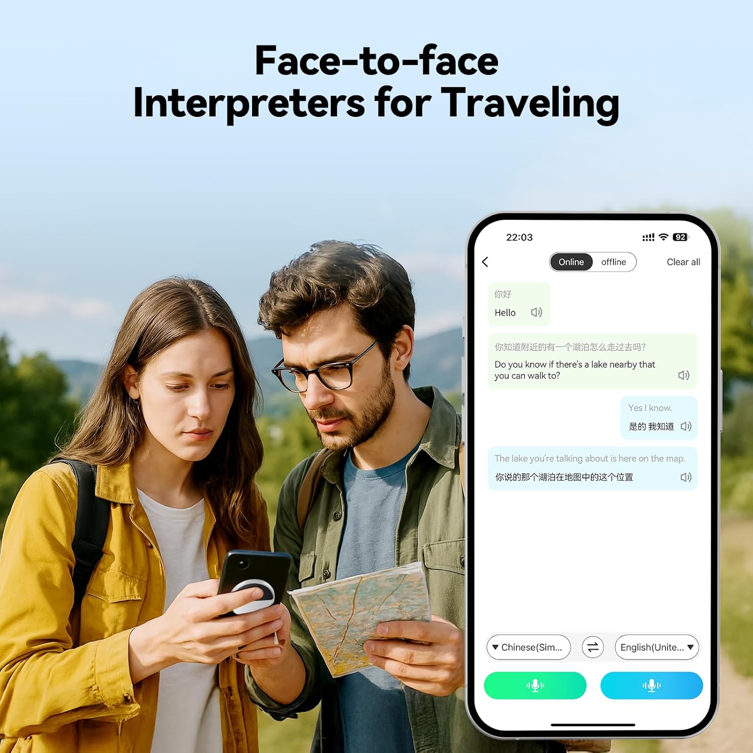 InnAIO T9 AI Translator | Voice Cloning & Real-Time Translation