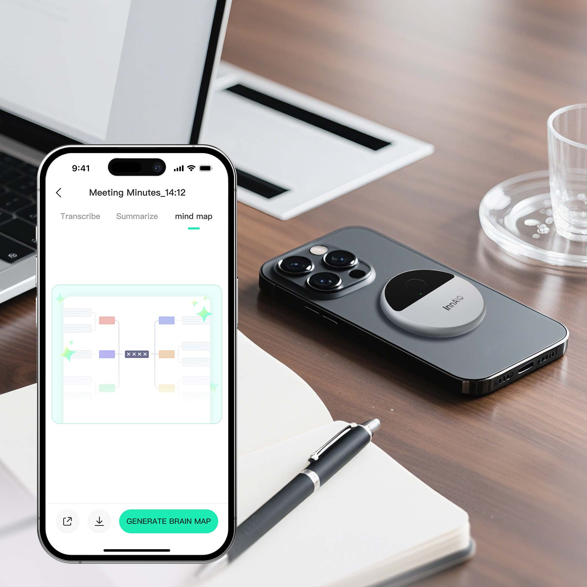 T10 Voice Cloning AI Translator Device | InnAIO