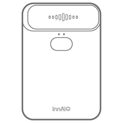 InnAIO TransNote AI translation recorder device included in the box